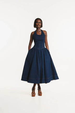 Denim Diane Midi Dress