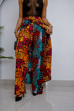 Akakpo Patchwork Pants Skirt