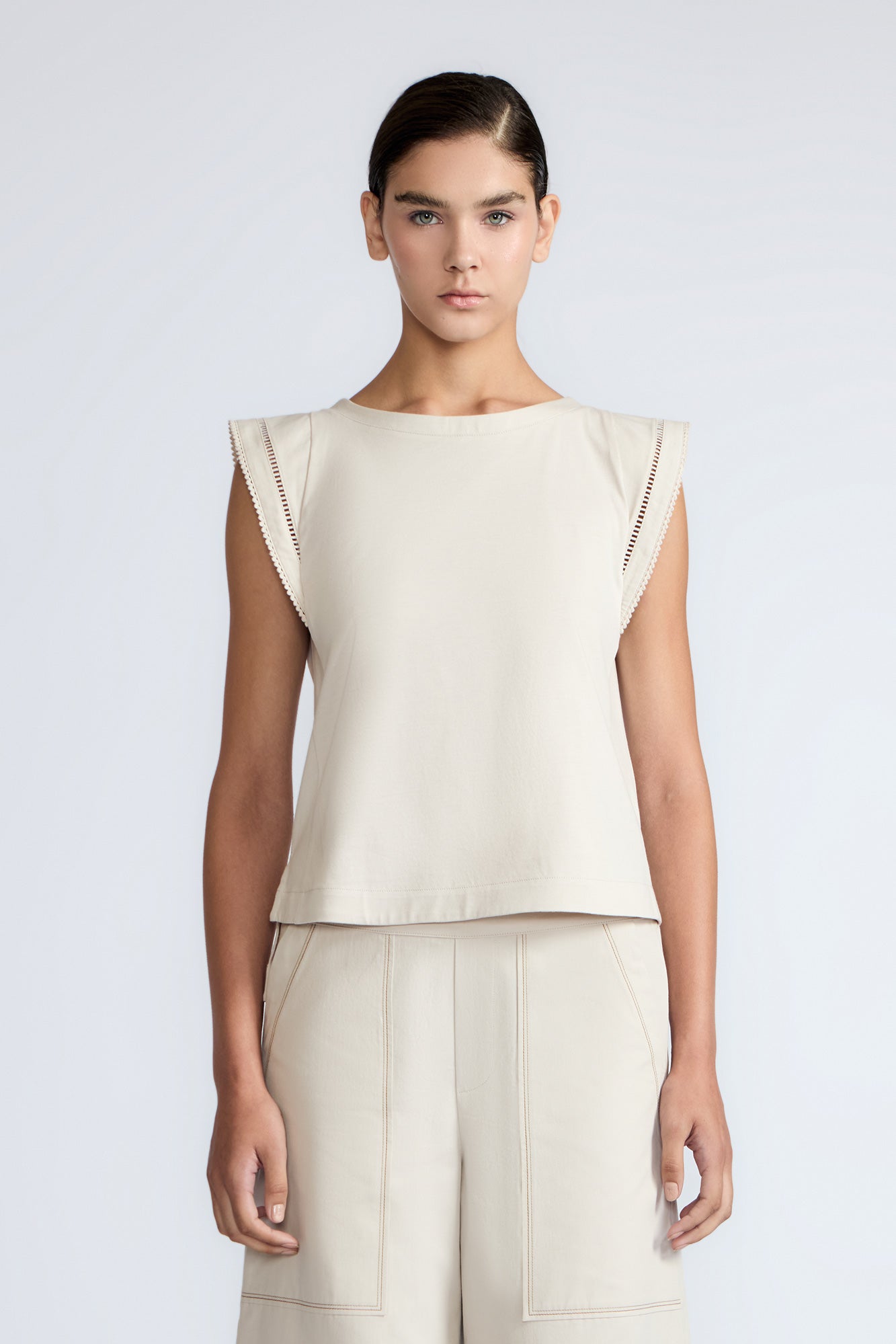 Regina Pima Cotton Knit Top | Pristine