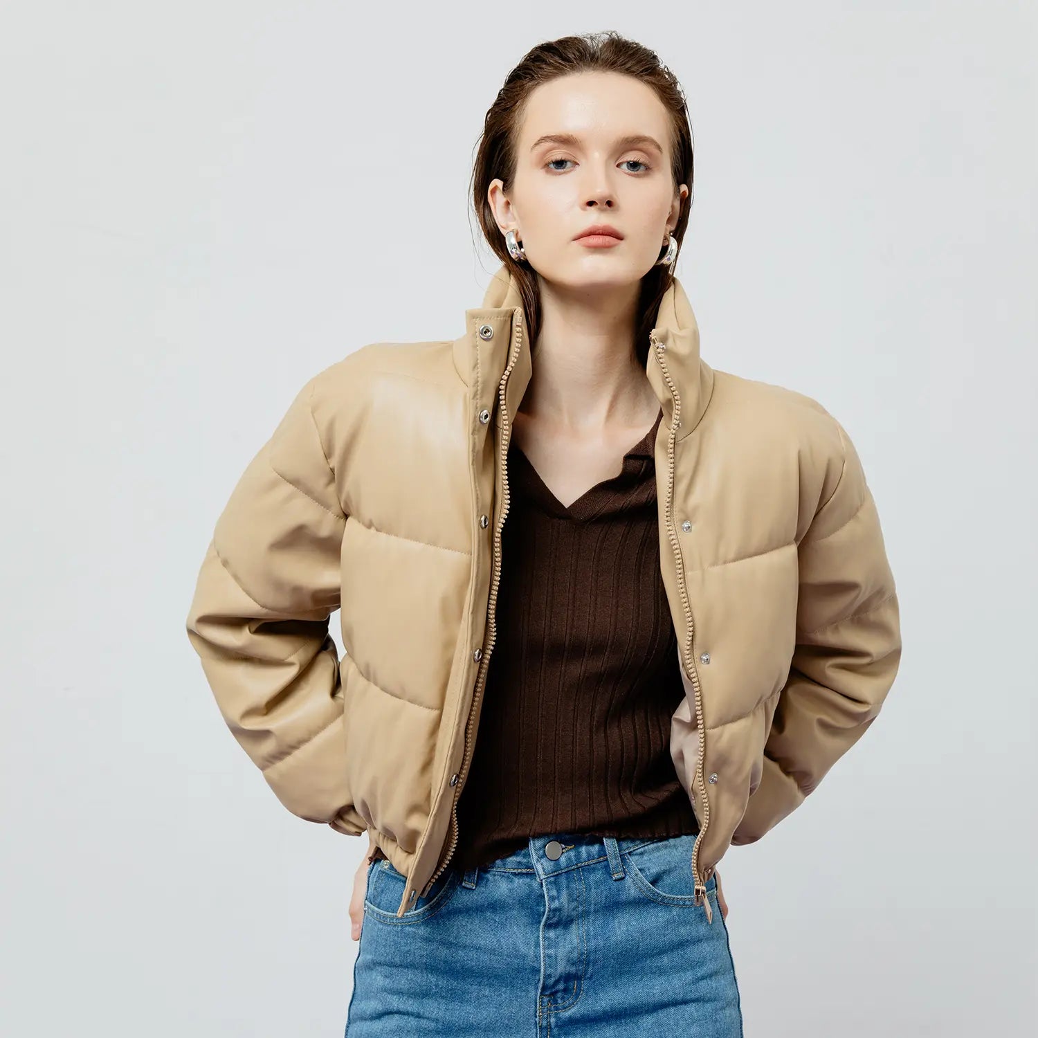 Lyra Quilted Leather Jacket
