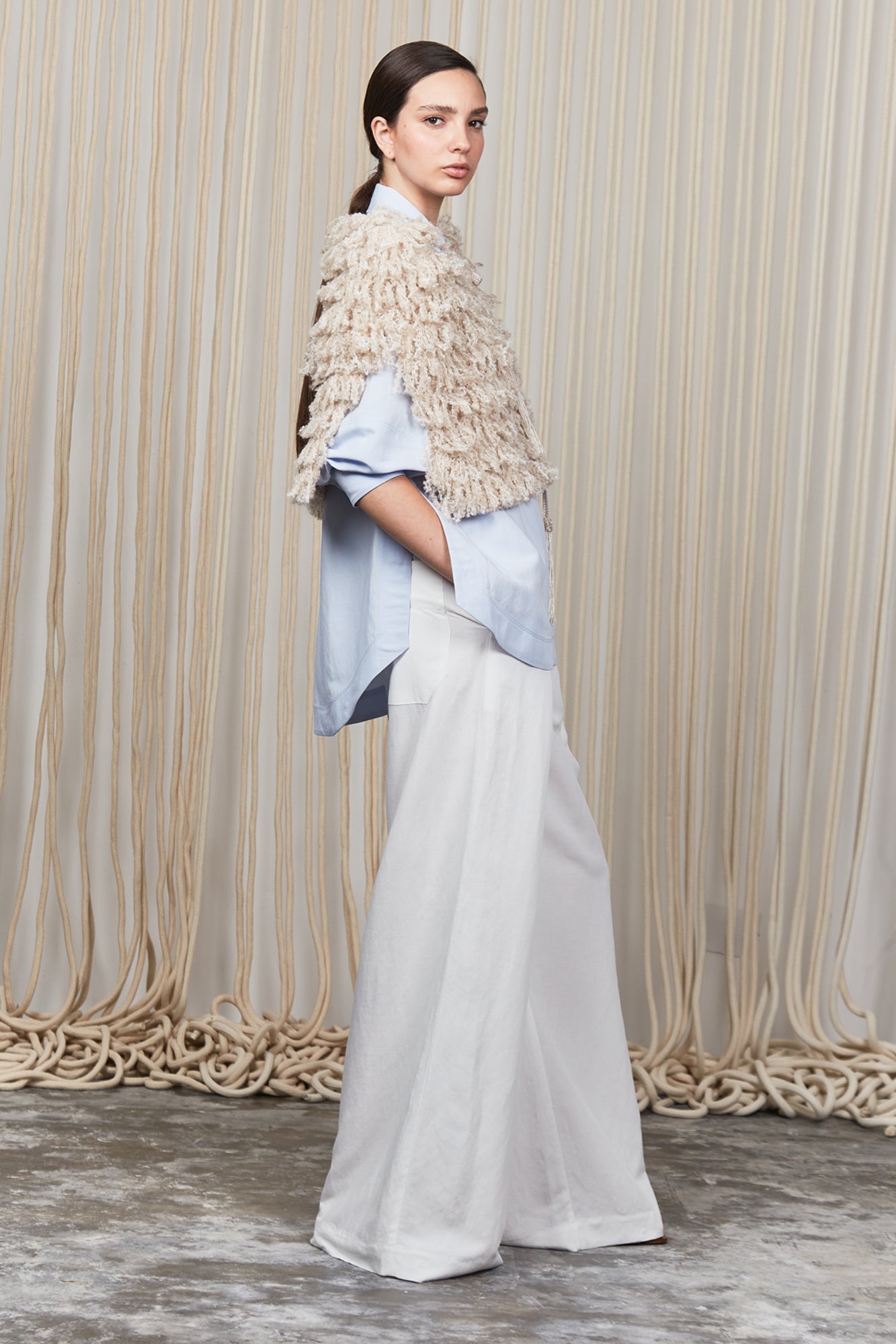 Alondra Vest | Beige Melange