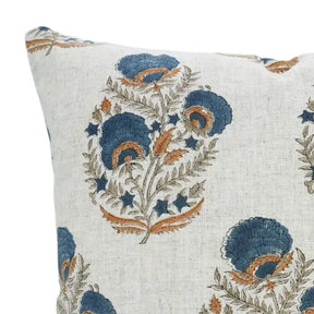 Beautiful Hand Block Print Viscose Linen Pillow Cover - Mohini