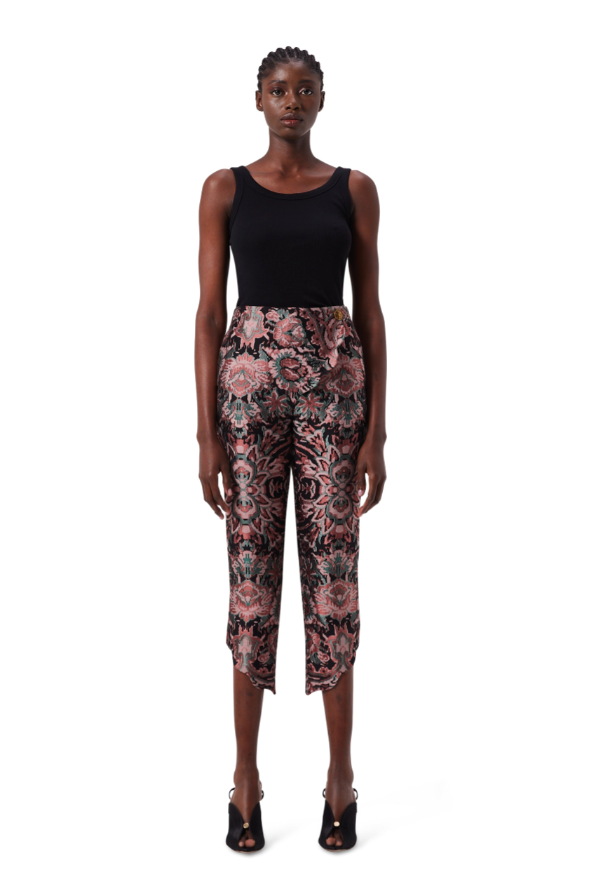 Bract Trousers in Scalloped Elysium