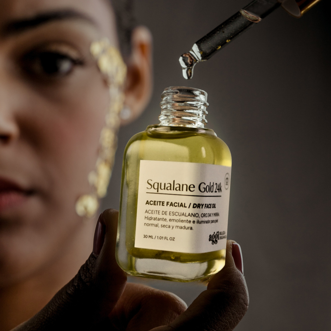 Squalane 24K Gold - Aceite Calmante de oro y mirra