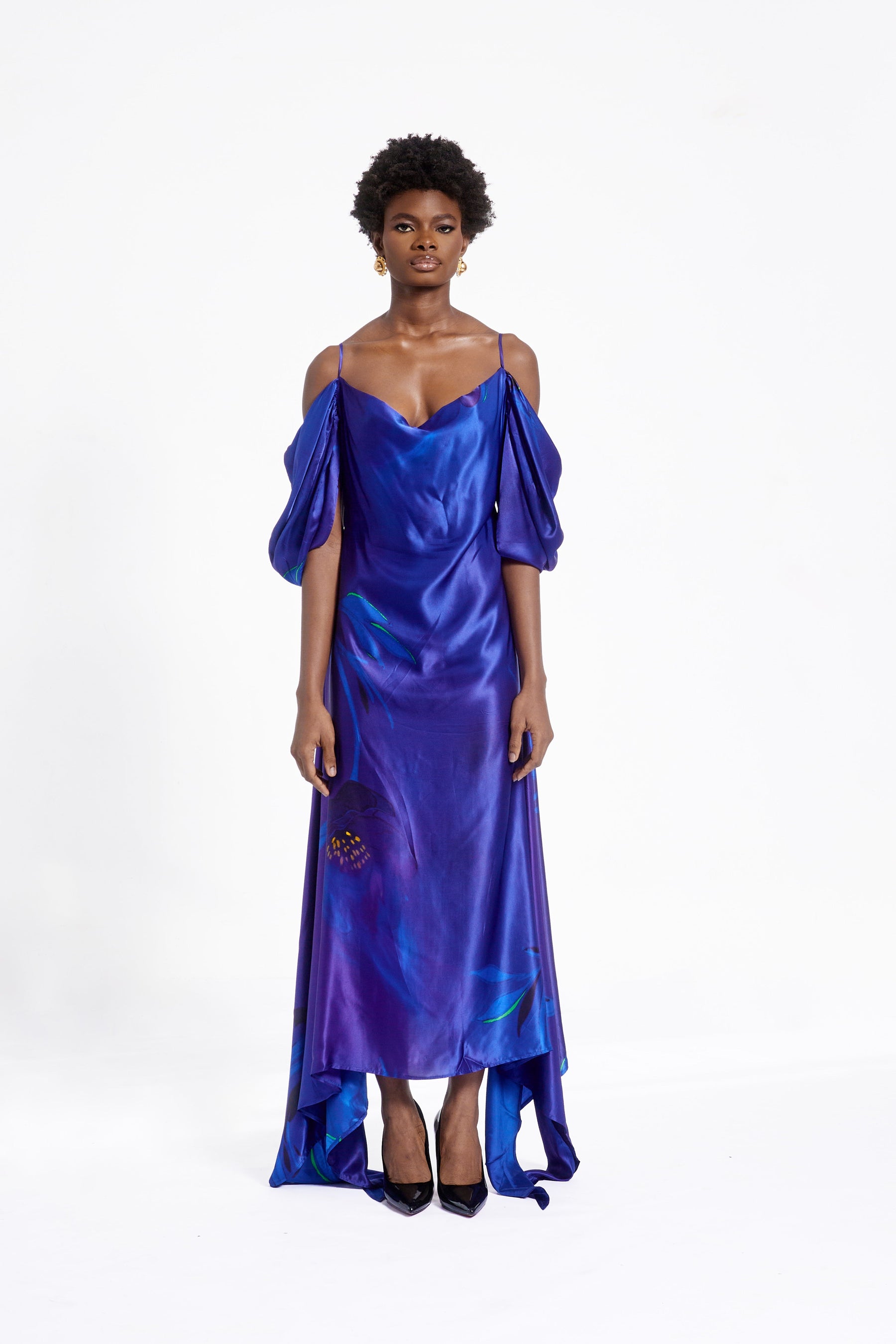 NAI DRESS- BLUE ALORA