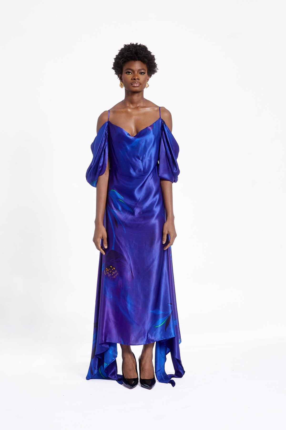 NAI DRESS- BLUE ALORA