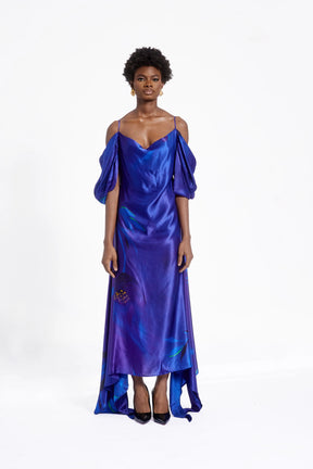 NAI DRESS- BLUE ALORA