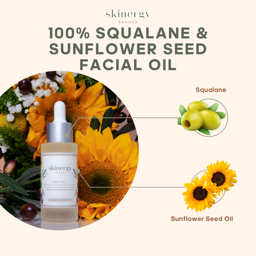 100% Squalane & Sunflower Seed Facial Oil