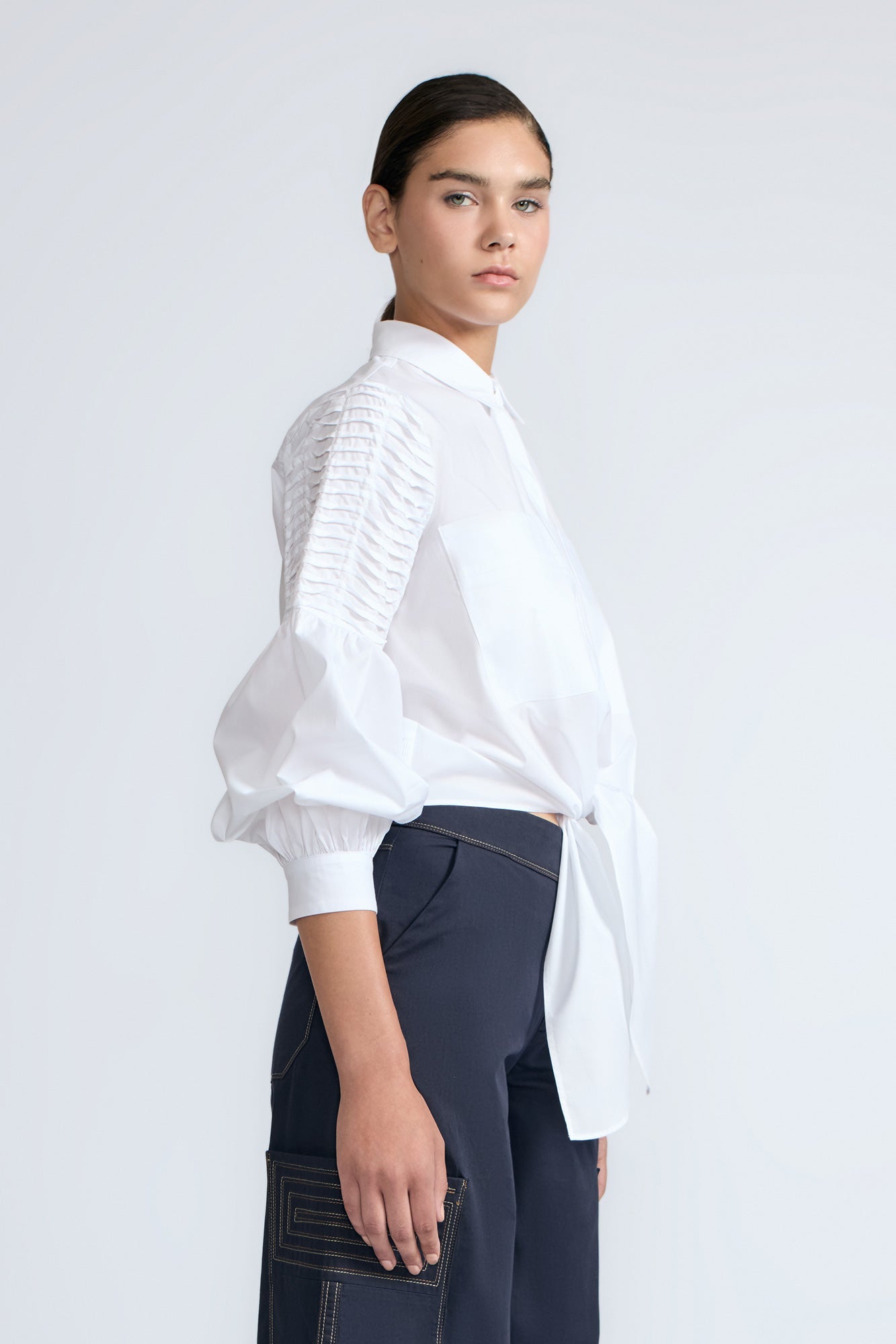 Ansley Blouse | White
