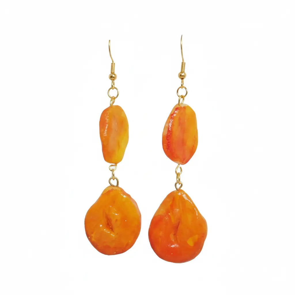 Adore Porcelain-effect Earrings - Hand-sculpted Design