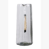 Hammered water pitcher, Natural -6.25 x 9.5 Inches