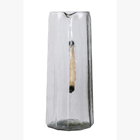 Hammered water pitcher, Natural -6.25 x 9.5 Inches