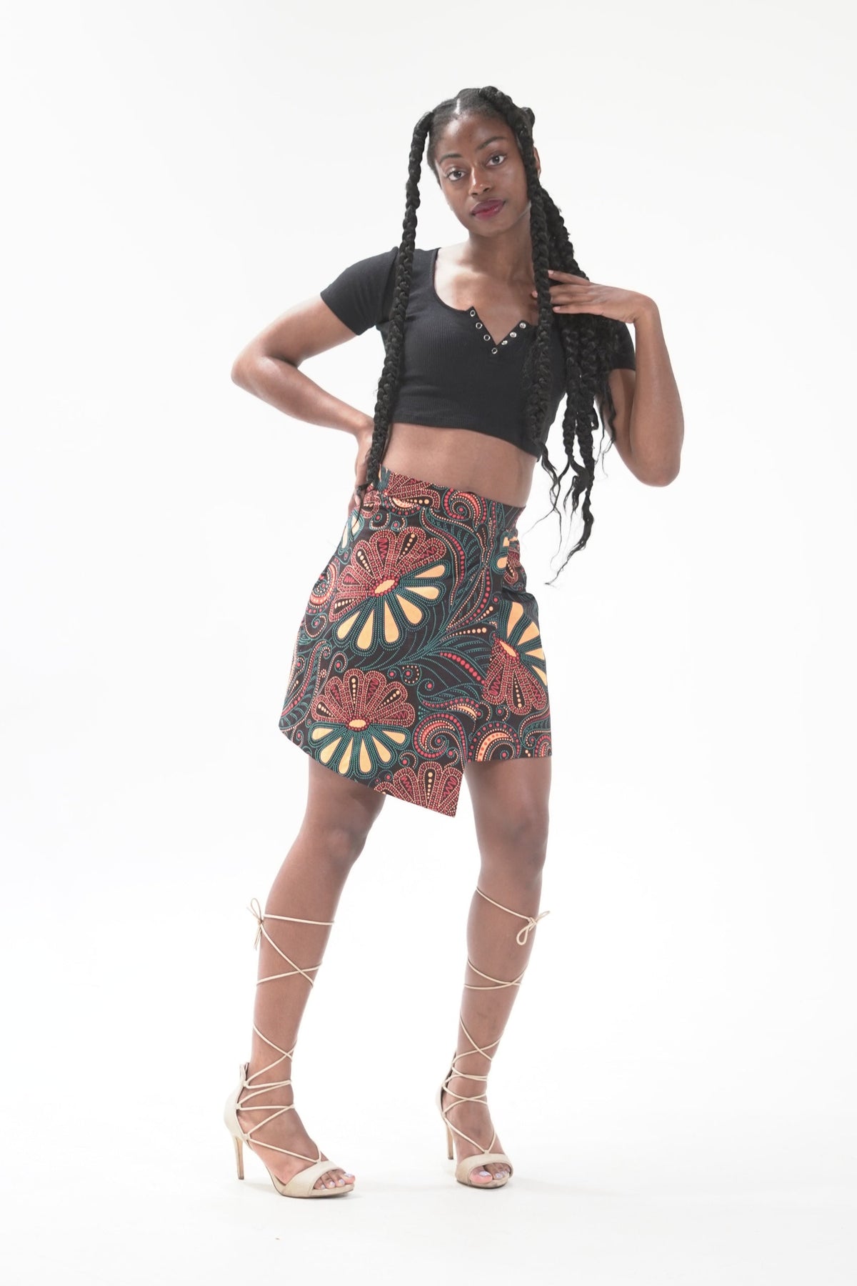 Agbogho Mini Skirt