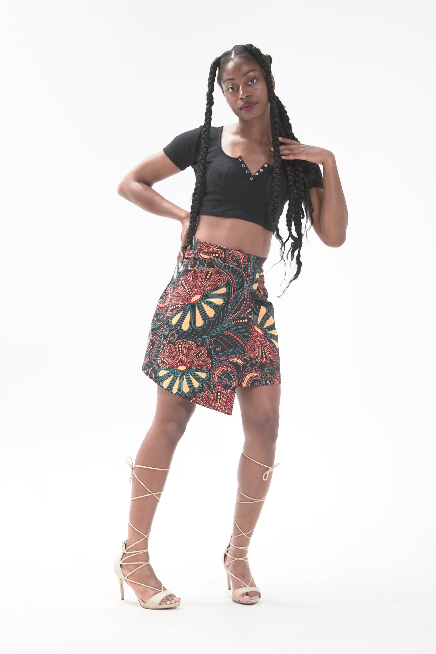 Agbogho Mini Skirt