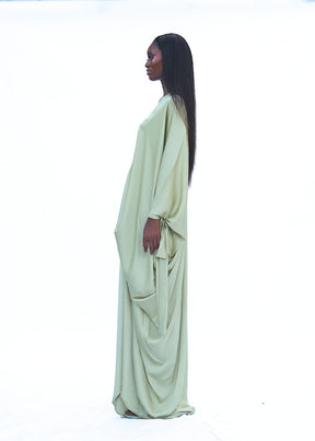 EVE DRAPED FLOOR LENGTH DRESS