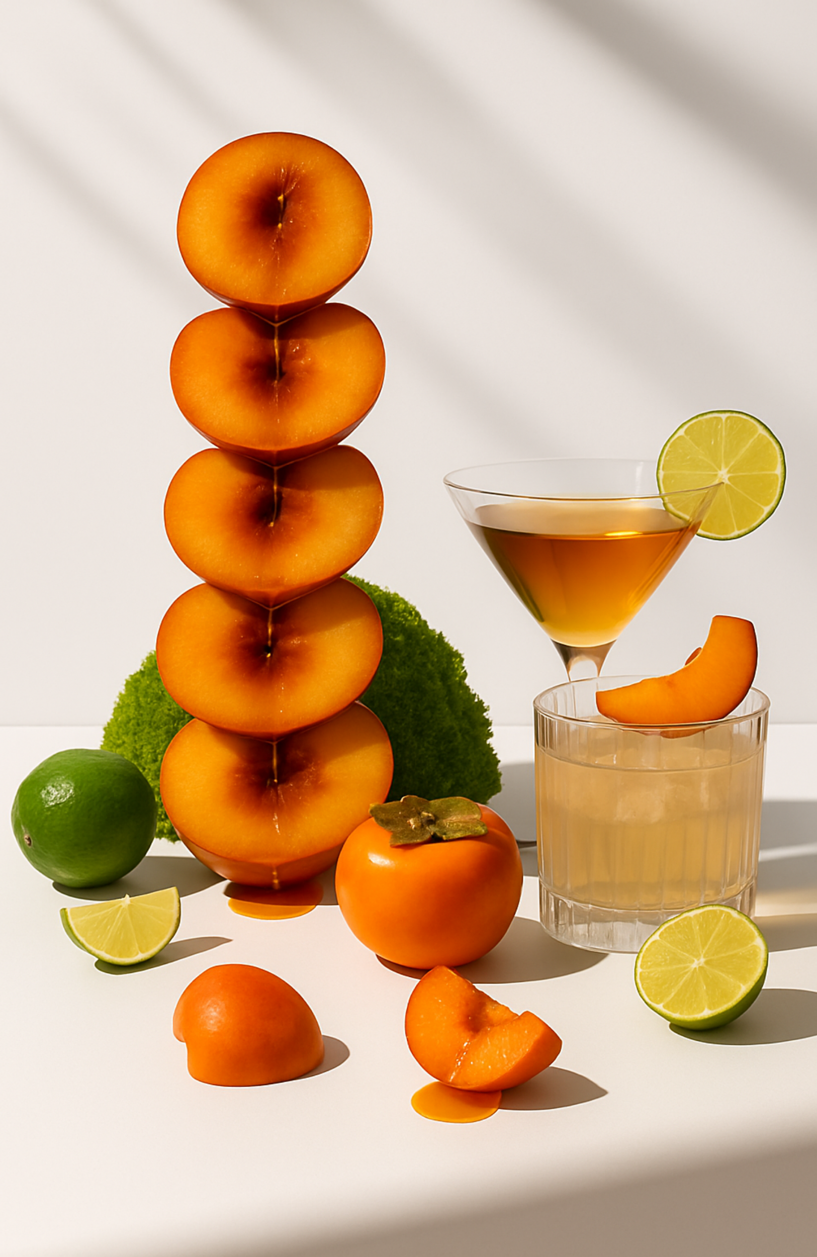 Mini Scented Travel Candle with Cotton Wick in Limpopo Peach