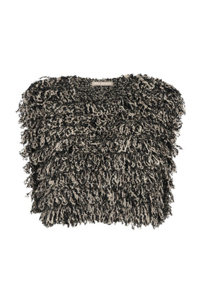 Alondra Vest | Black Melange
