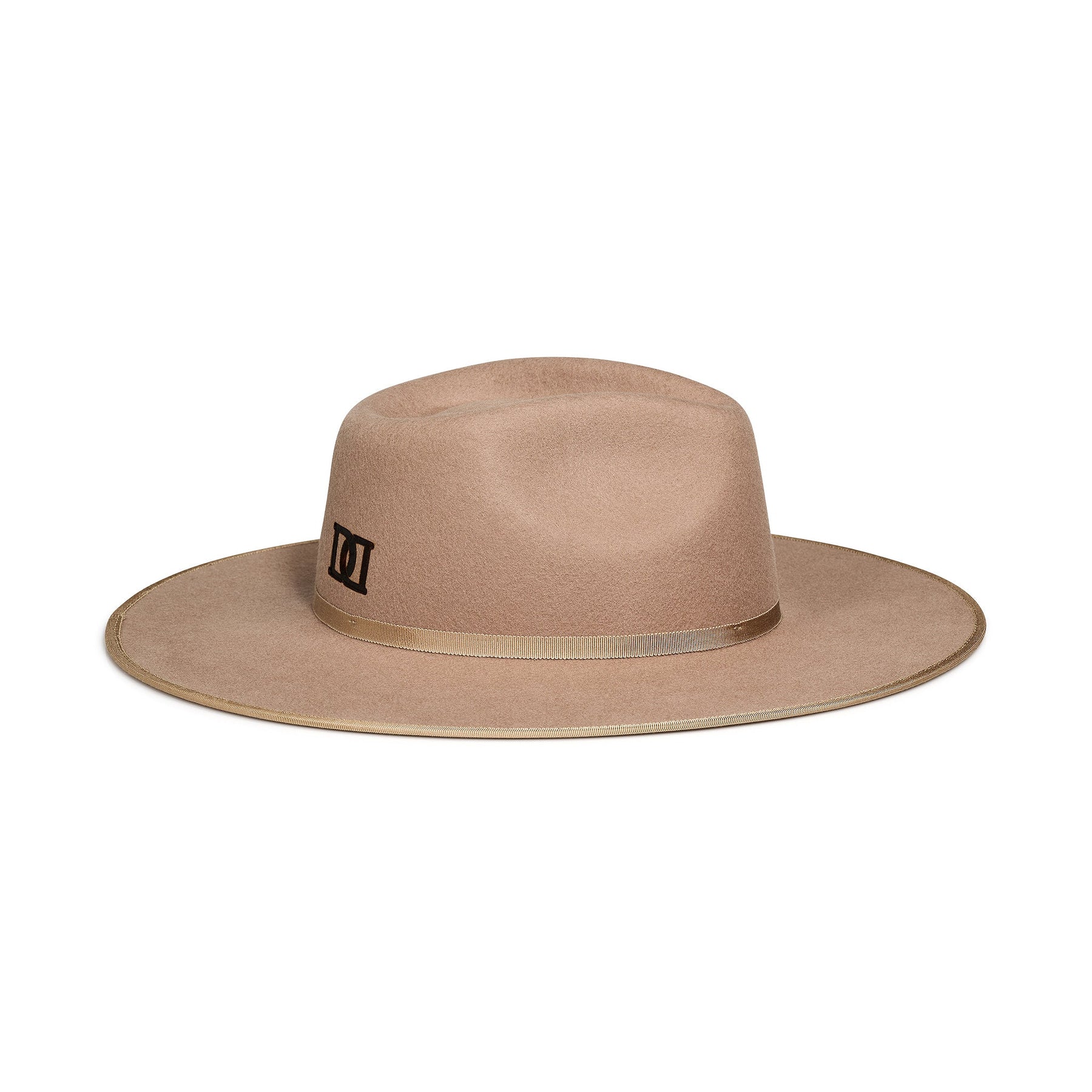 FLAT BRIM HAT - TAN