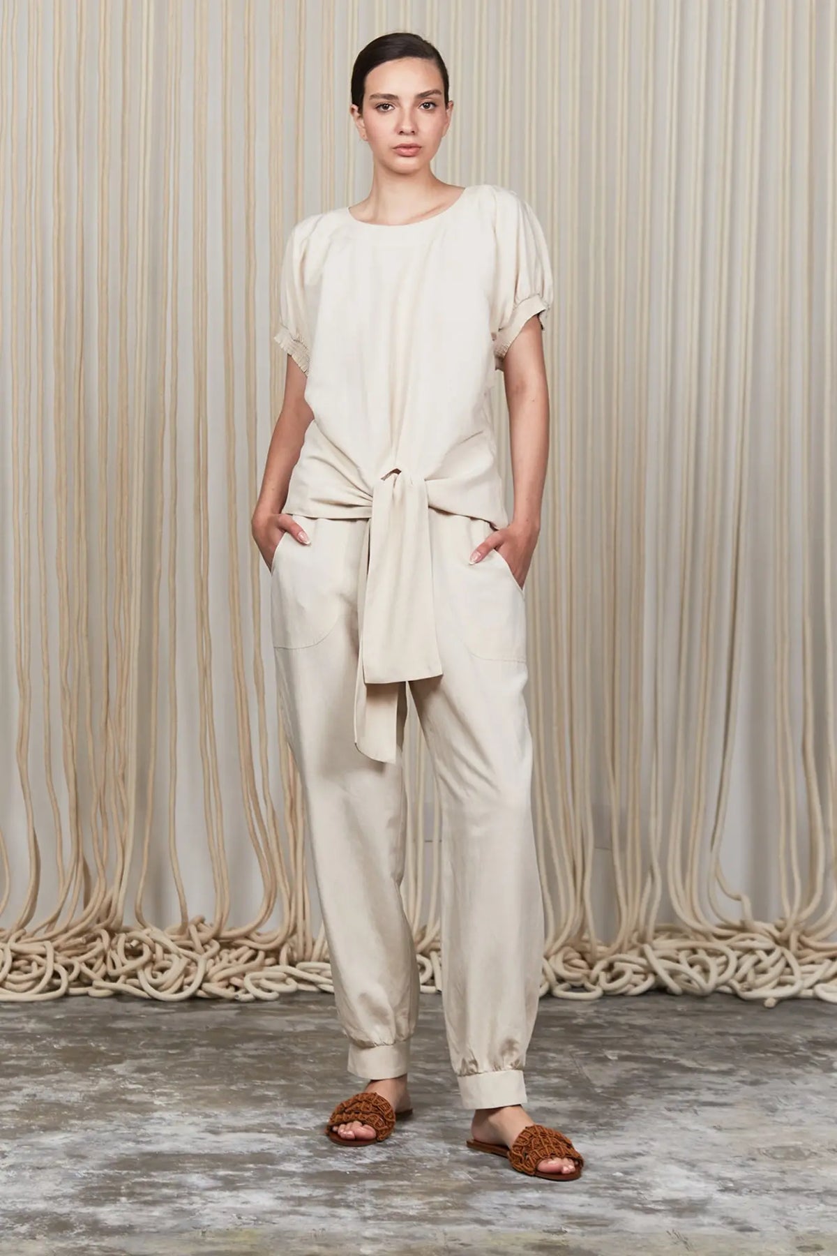 Shelby Blouse | Ecru