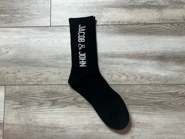 Black Logo Socks