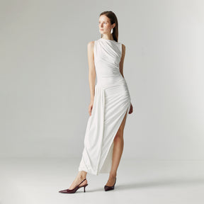 EVEL DRAPED DRESS