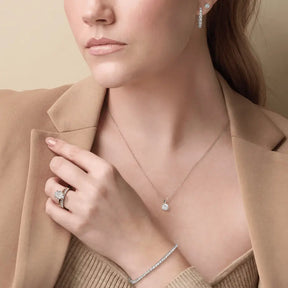 14K Gold 1 CT Lab-Grown Diamond 18" Necklace