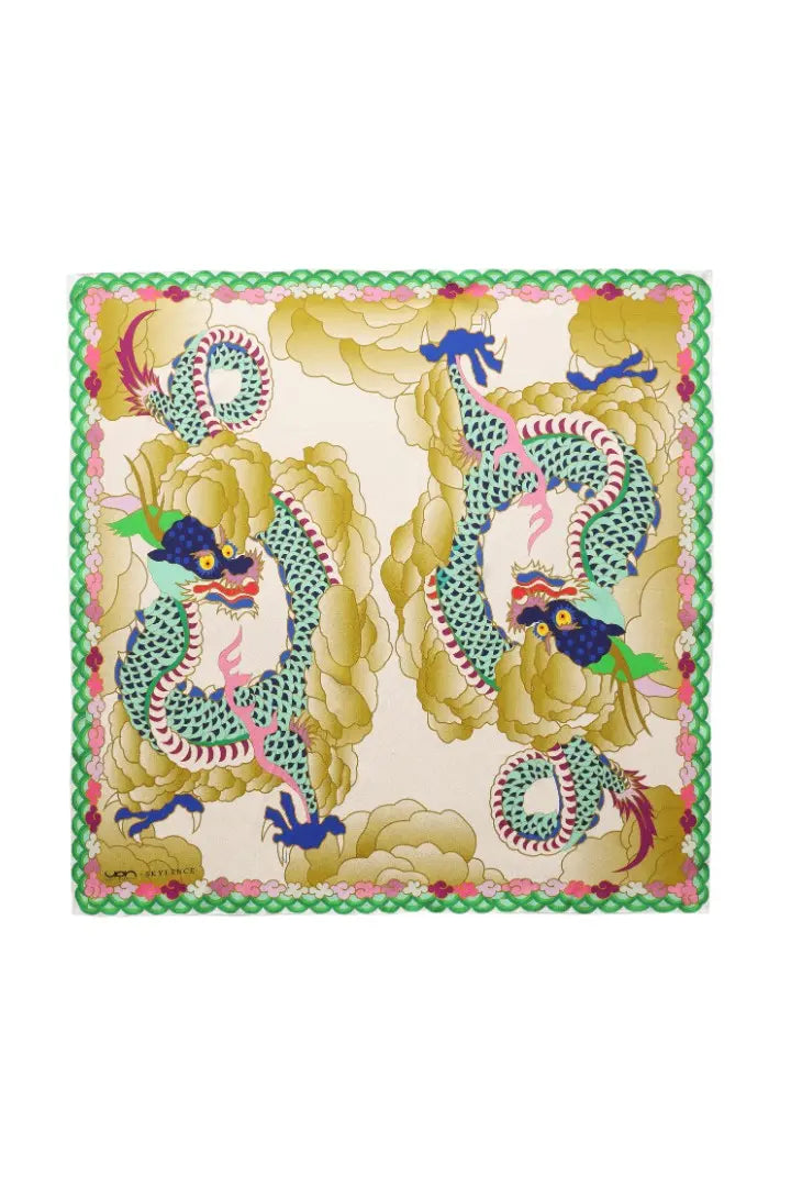 Wendy Morrison X Skylence Talisman Dragon Silk Scarf