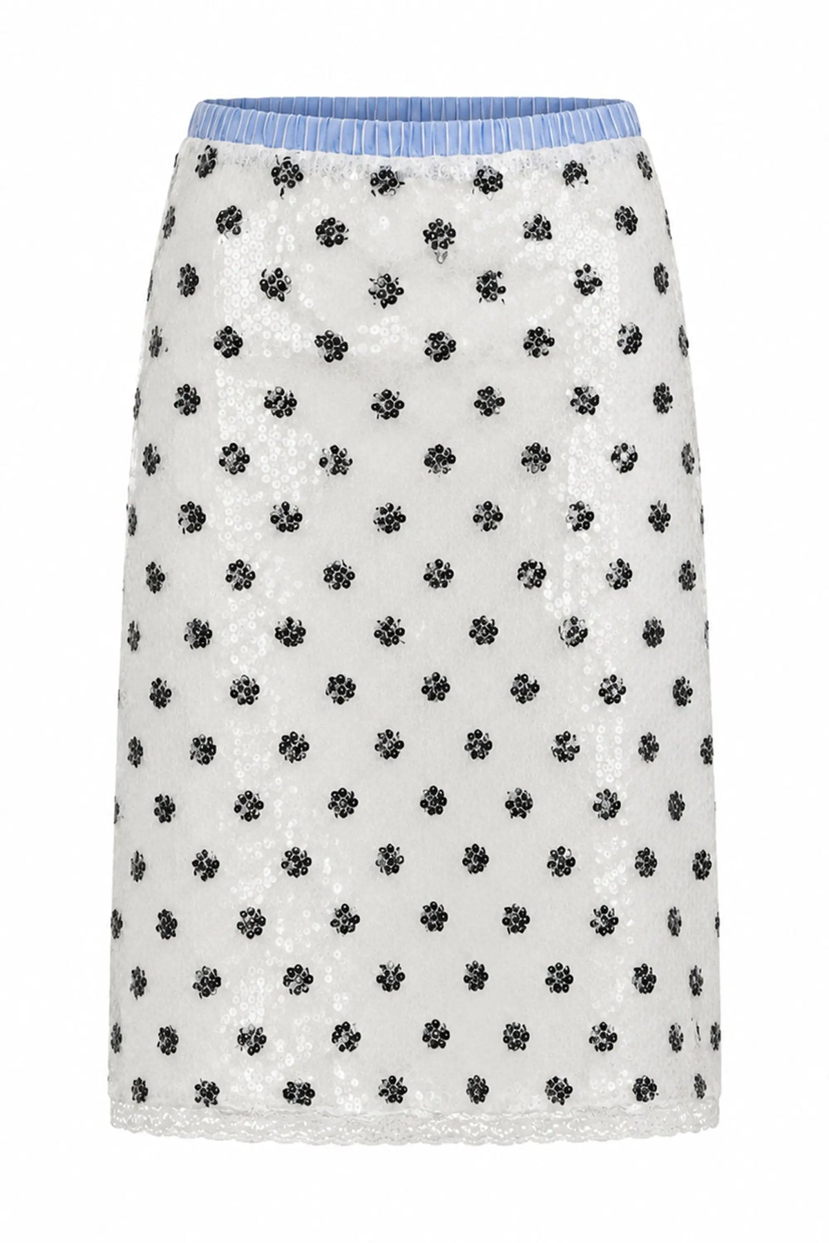 CELESTE SEQUIN DOT SKIRT