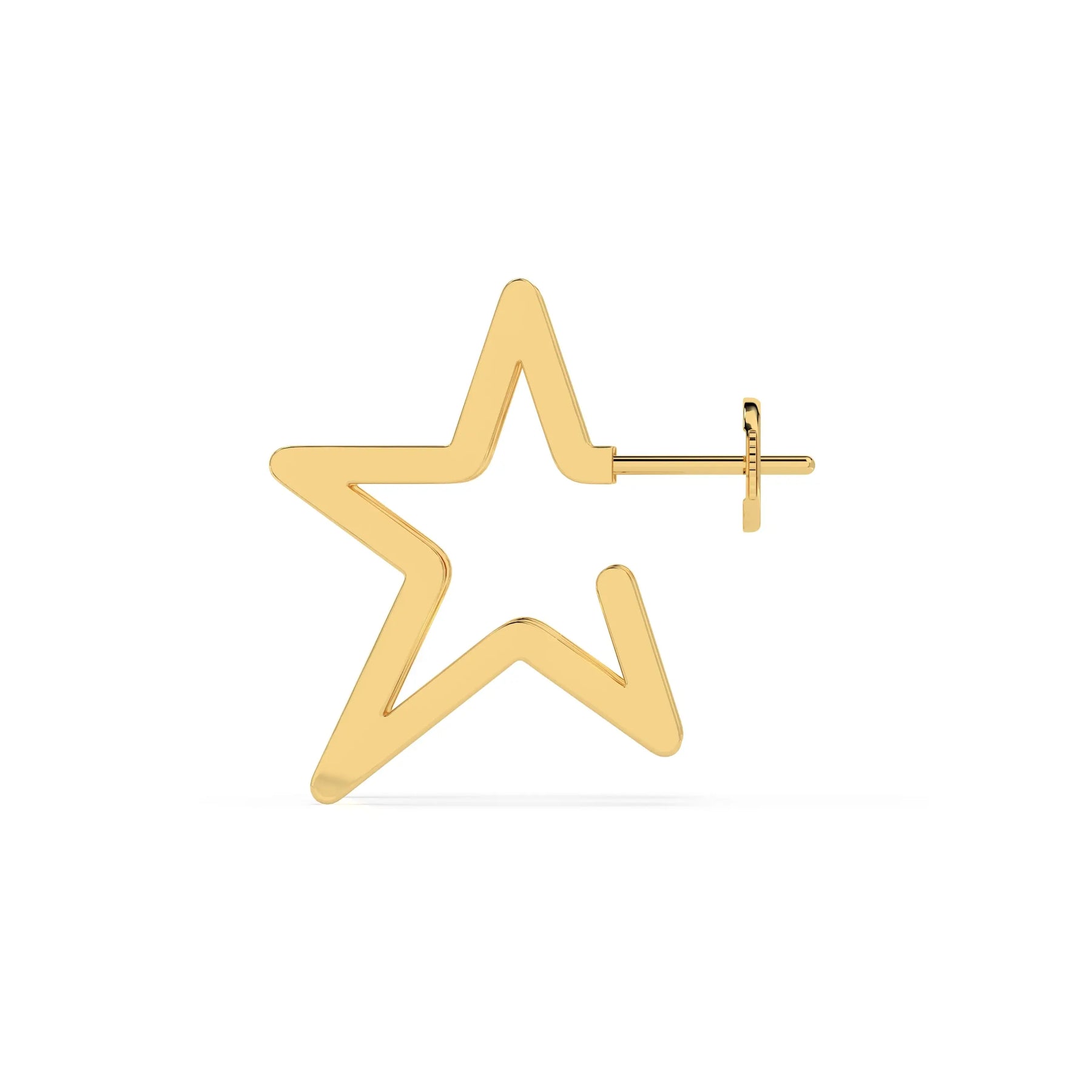 MAXI NORTH STAR EARRINGS GOLD