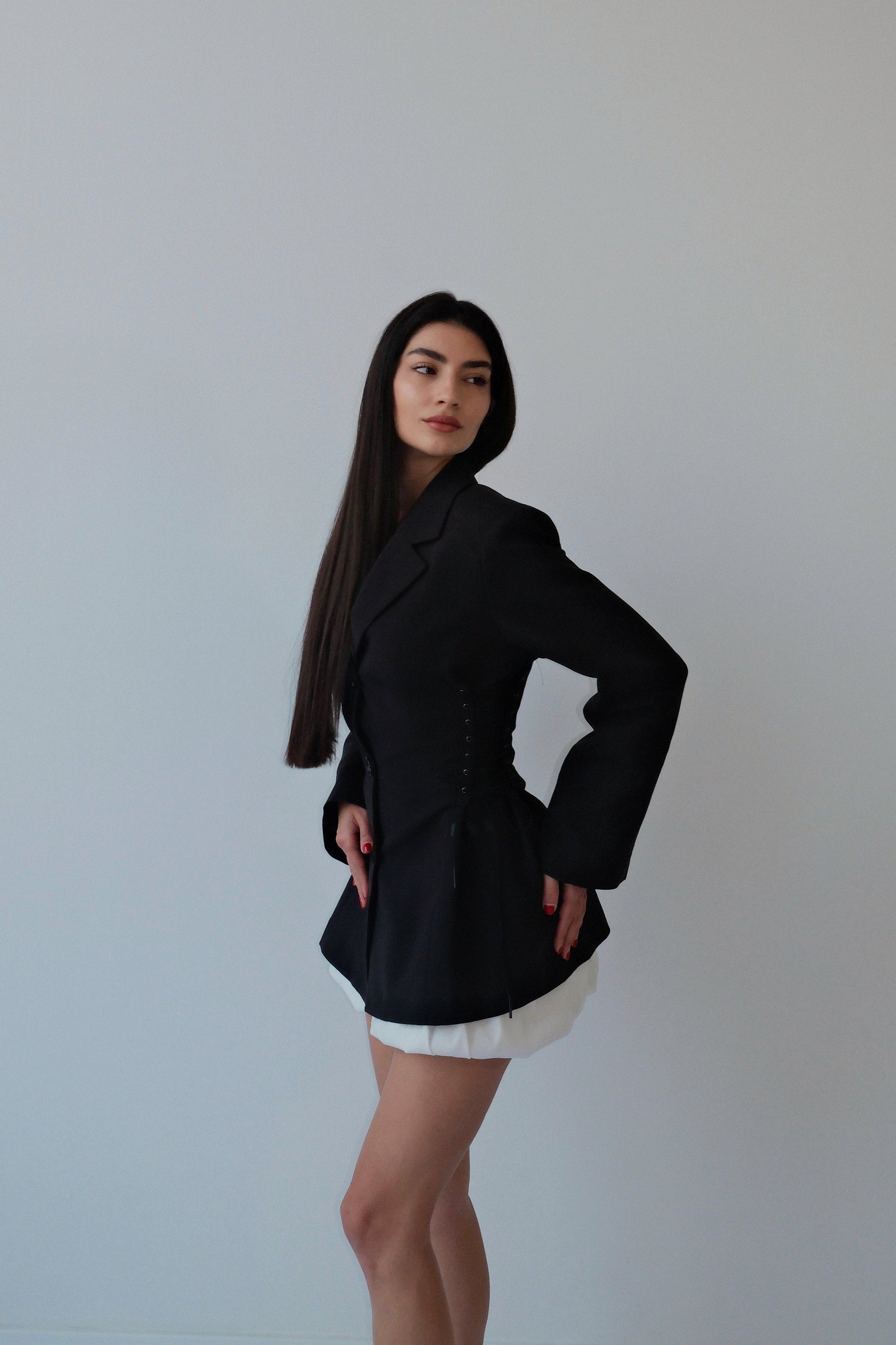 Delina Blazer in Black