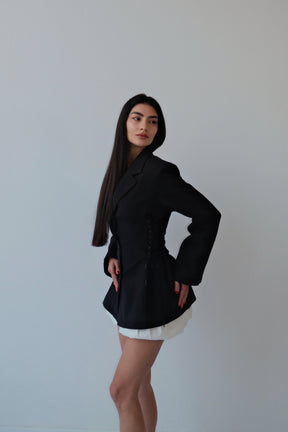 Delina Blazer in Black