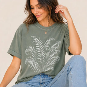 Vintage Fern Botanical Graphic Tee