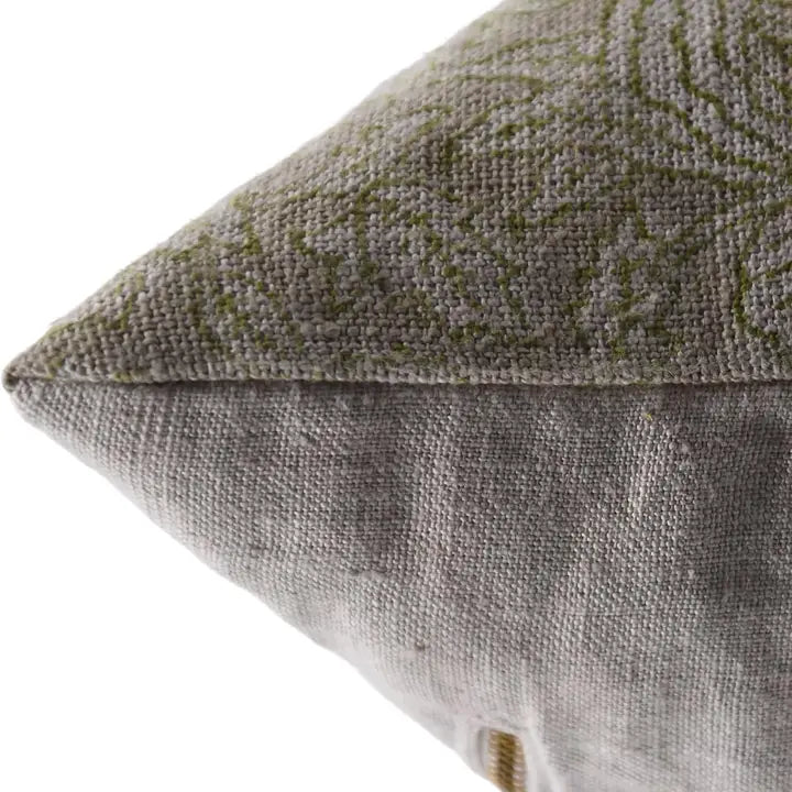 Floral DesignThick Linen Cushion Cover - Manikarnika