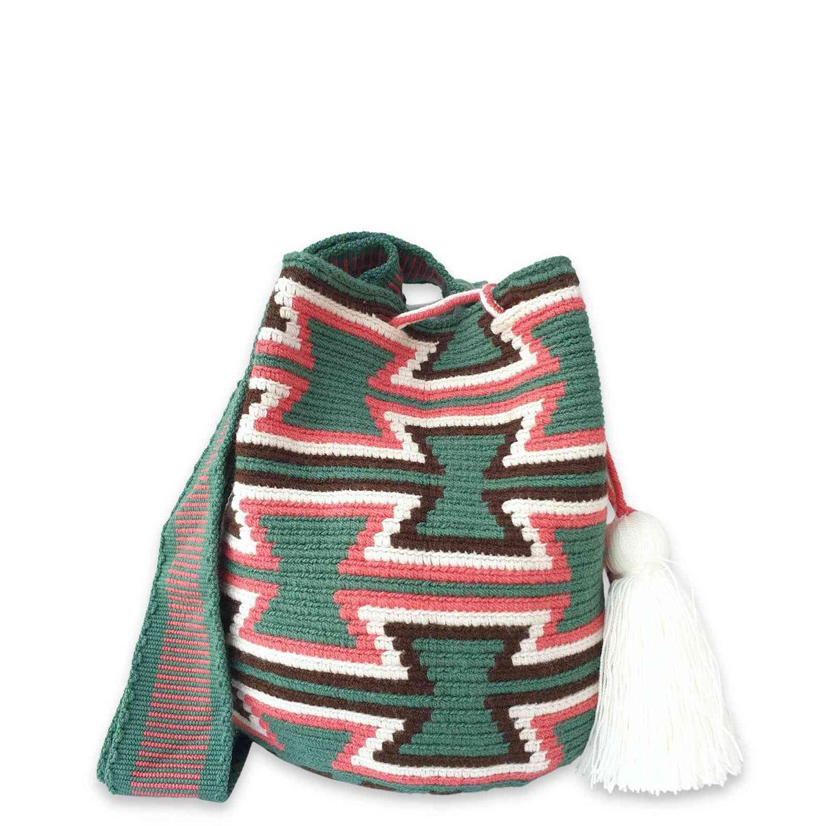 Green Jalia Wayuu Bag