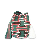 Green Jalia Wayuu Bag