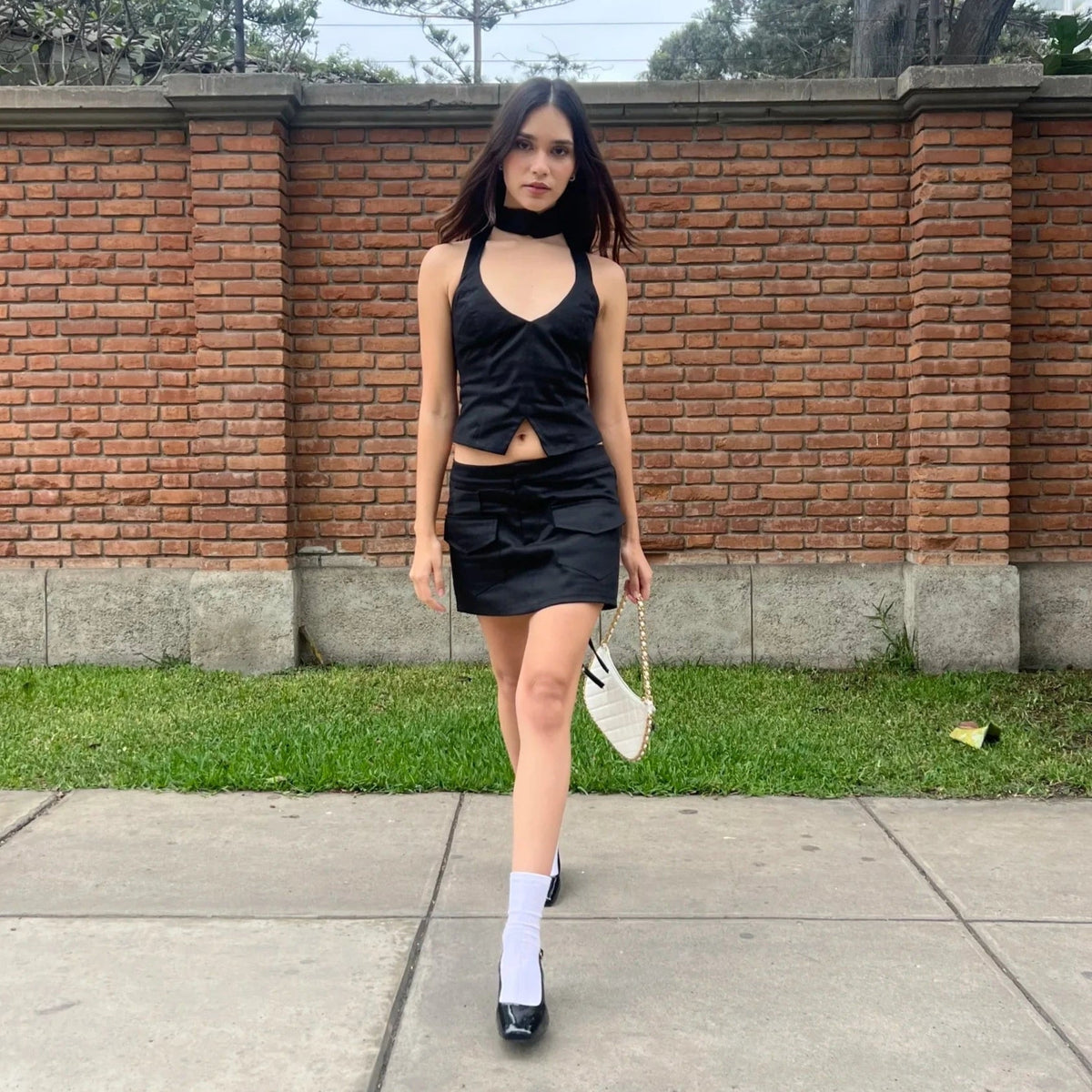 SAPPHIRE SKIRT – BLACK