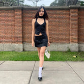 SAPPHIRE SKIRT – BLACK