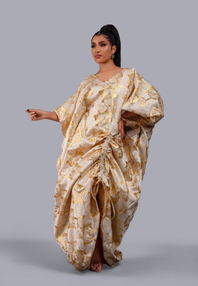Mukutu Gold Damask Boubou