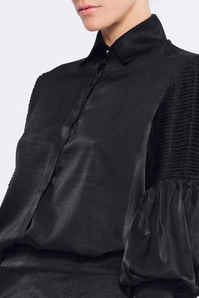Tilsa Artisan Detail Blouse | Black