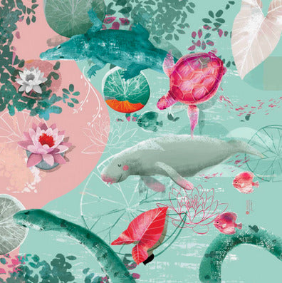 river animal scarf