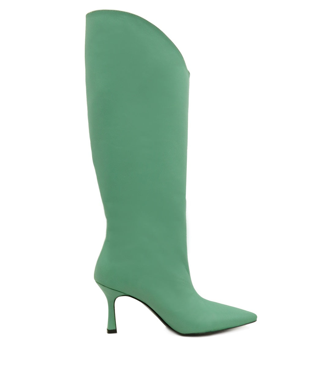 Misha Ecological Leather High Heeled Boots