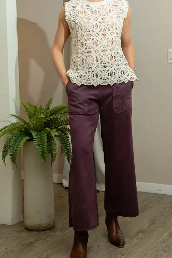 Bernarda Capit Grape Pants