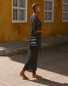 Caribeña Wayuu Black Heritage Crossbody