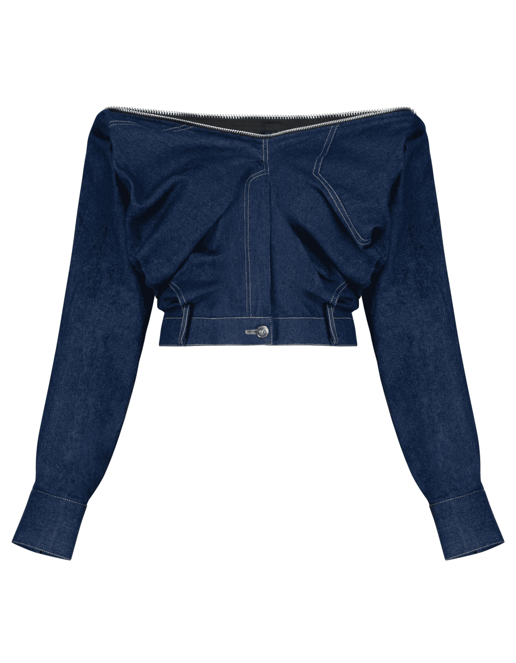 Denim Pants Top