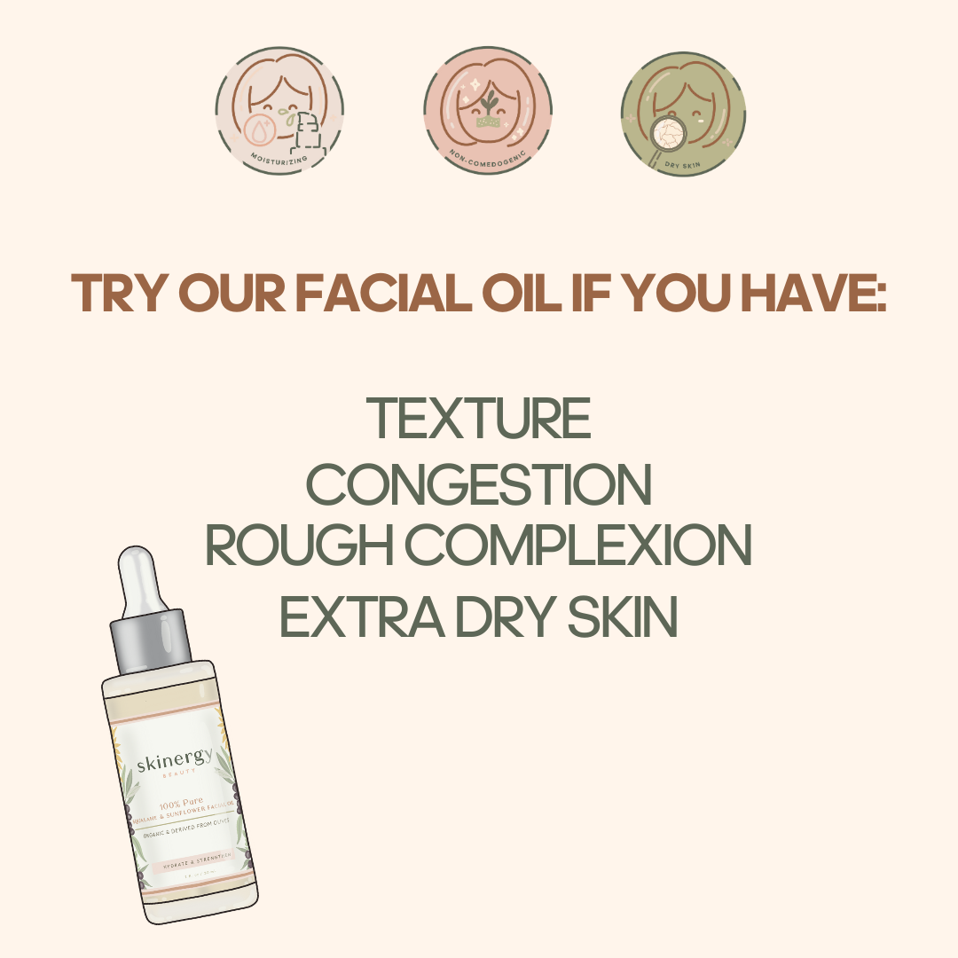 100% Squalane & Sunflower Seed Facial Oil