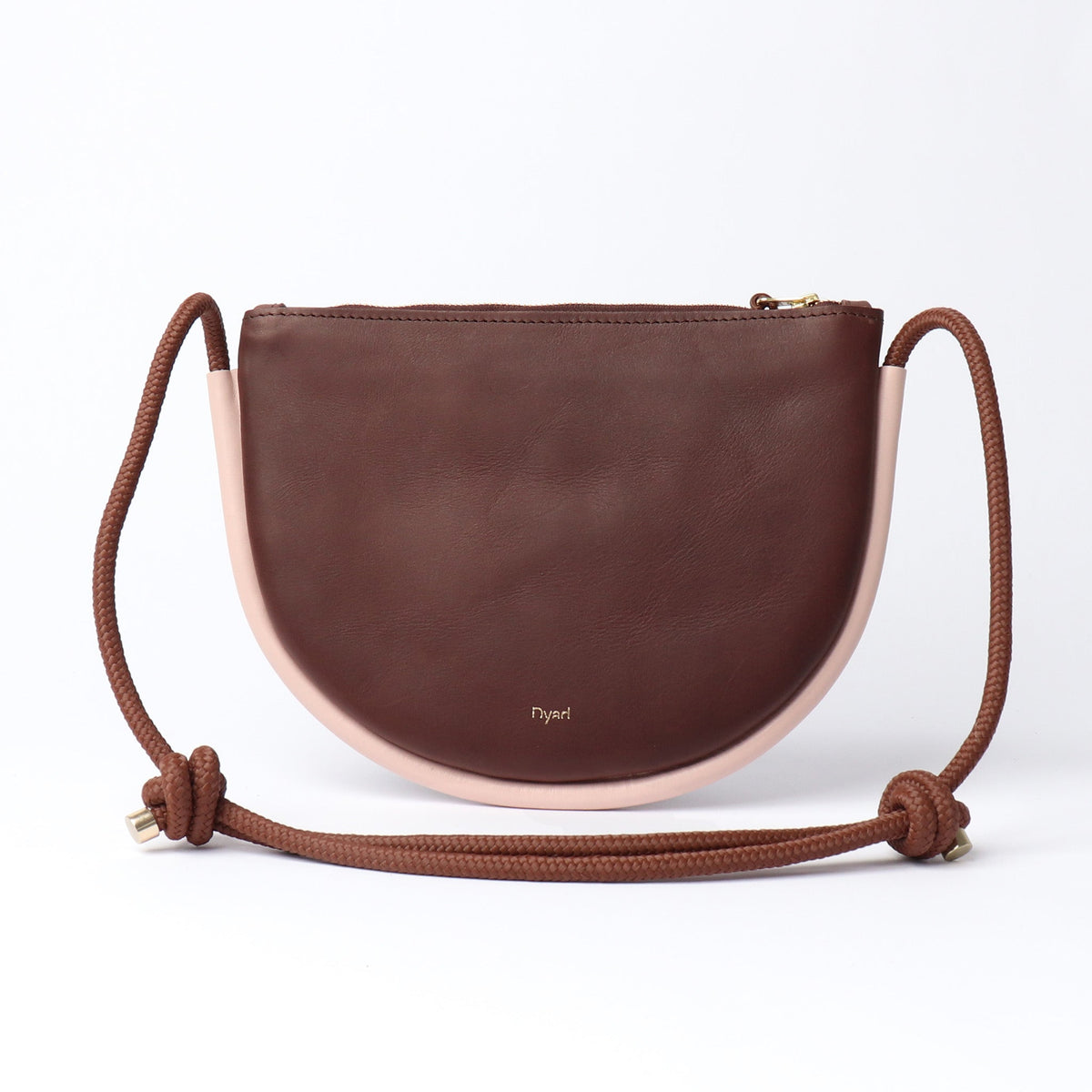 Selene Bag - Chocolate / Dusty Pink