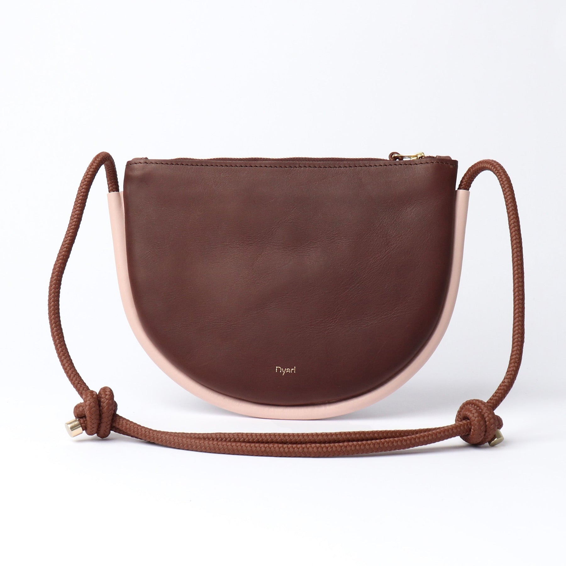 Selene Bag - Chocolate / Dusty Pink