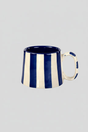 Ceramic Striped Coffee Cup Set - 220ml