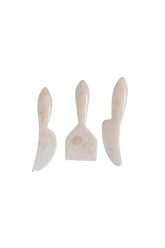 Resin Cheese Knife, Vanilla  (set Of 3)  - 6 Inches