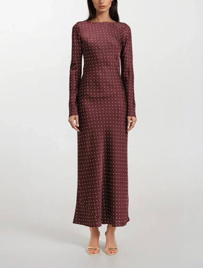 Adele Polka-Dot Gown